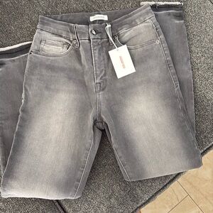 Good American Indigo Denim Jeans grey skinny jeans